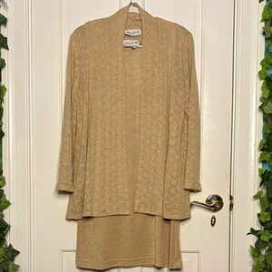 Vintage Gold Women's Dress Set